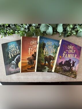 The One and Only Ivan Series - Hardcover Set (4 Books) Ivan, Bob, Ruby, Family